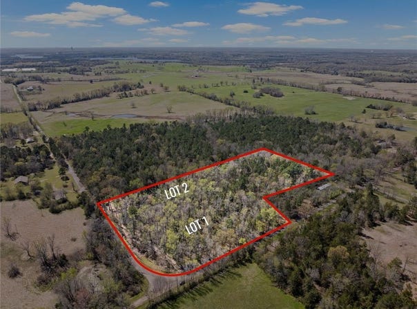 Lot 1 & 2 CR 4365, Mount Pleasant, TX 75455