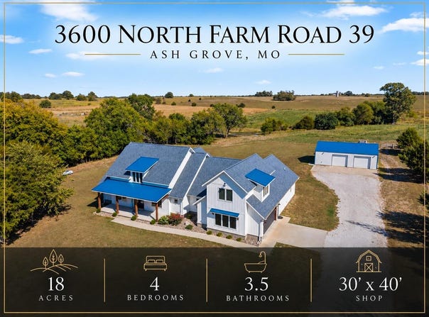 3600 N Farm Road 39, Ash Grove, MO 65604