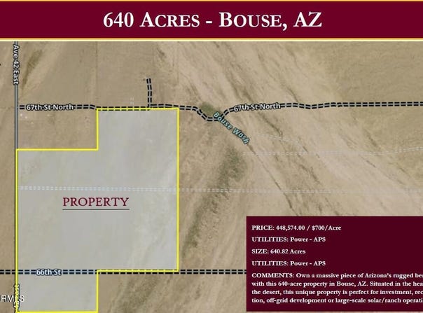 66th St Ave 42E --, Vicksburg, AZ 85348