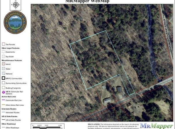 Potato Hill Road, Westminster, MA 01473