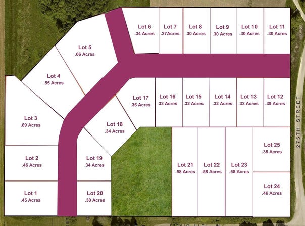 Walnut Street lot: 20, Quasqueton, IA 52326