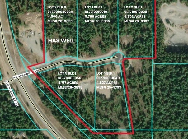 Lt 2 Blk 3 and Lots 1, 2, 4 & 5 Wendland Way, Spirit Lake, ID 83869