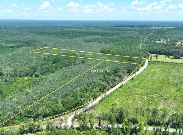 X Baron/Harcus Rd, Bonifay, FL 32425