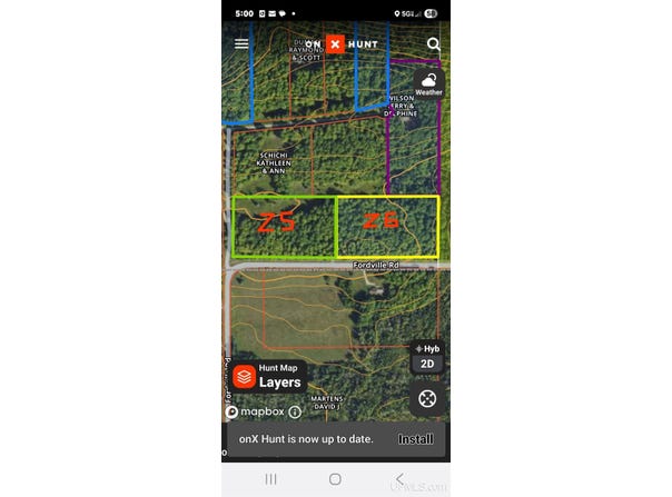 Lot #26 Fordville, Hardwood, MI 49834