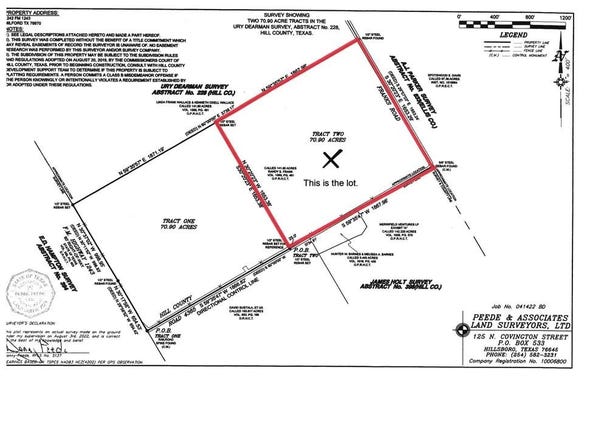 Hcr 4365, Milford, TX 76670