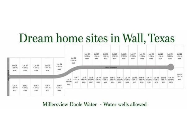 8828 Grayson Lane lot: 35, San Angelo, TX 76905