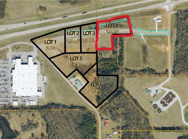 Lot 4 McCord Rd, Pontotoc, MS 38863