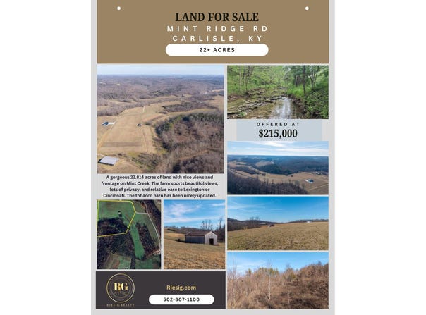 1281 Mint Ridge Road, Carlisle, KY 40311