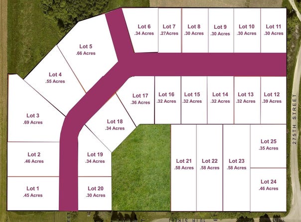 Walnut Street lot: 3, Quasqueton, IA 52326