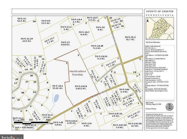 1737 SHADYSIDE ROAD, DOWNINGTOWN, PA 19335