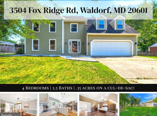 3504 FOX RIDGE RD, WALDORF, MD 20601