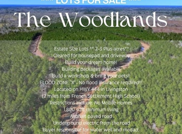 Lot 2 Honey Grove, Livingston, LA 70754