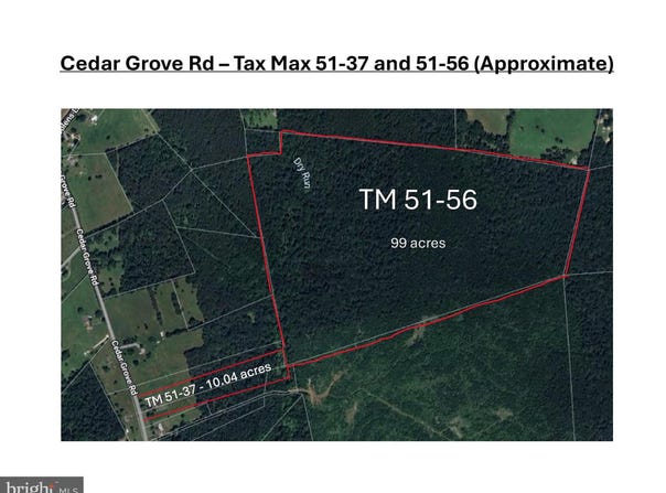 CEDAR GROVE RD, CULPEPER, VA 22701