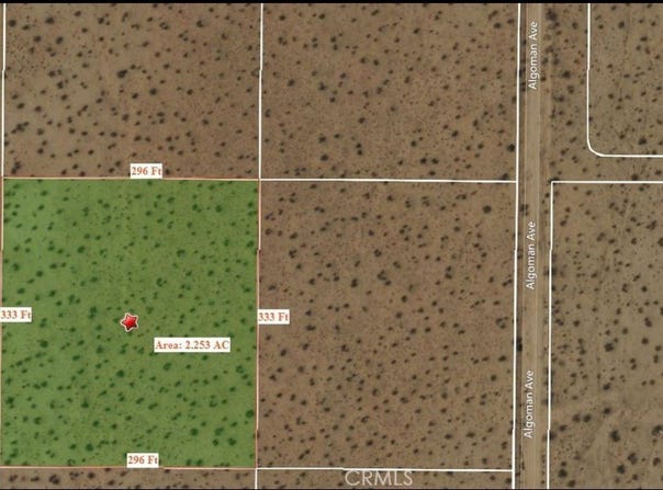 0 Near Algoman, Lucerne Valley, CA 92356