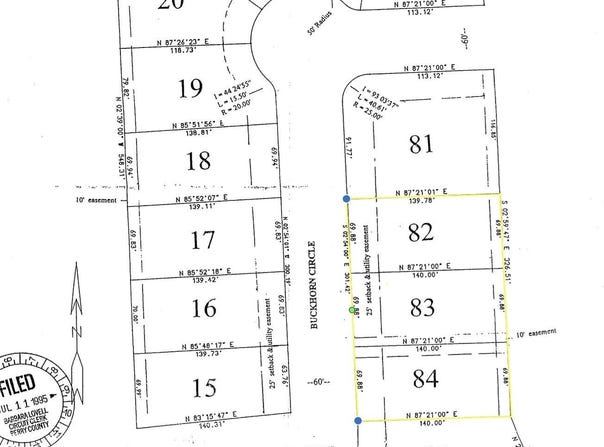 Lot 82, 83, 84 Buckhorn Circle, Perryville, AR 72126