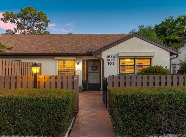 1514 SW Silver Pine Way unit: 103F, Palm City, FL 34990