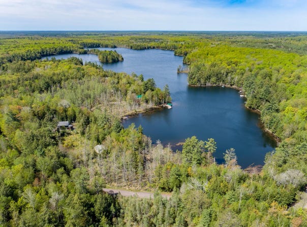 On MUSKESIN LN E, Lac du Flambeau, WI 54538