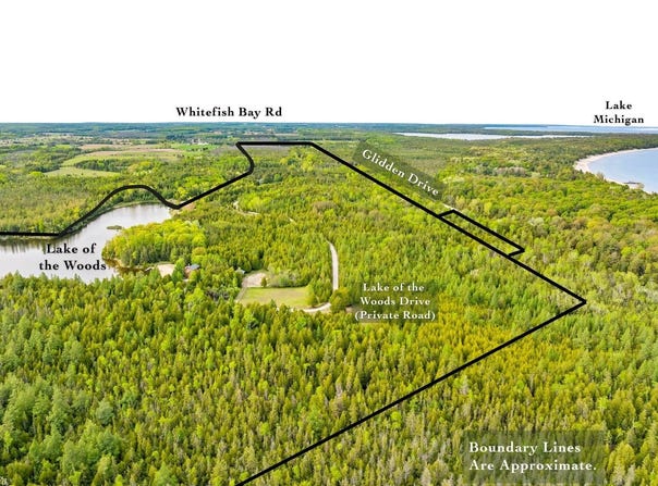 4721 LAKE OF THE WOODS Road, STURGEON BAY, WI 54235