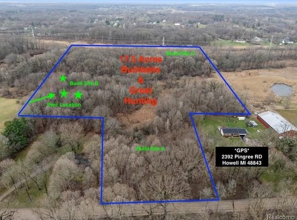 VL Pingree Road, Marion Twp, MI 48843