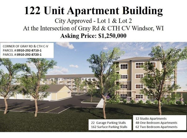Lot 1-2 Gray Rd, Windsor, WI 53532