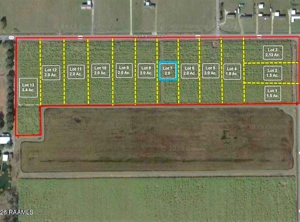 2700 Blk Peach Bloom Highway lot: 7, Church Point, LA 70525