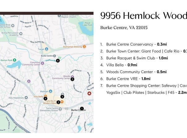 9956 HEMLOCK WOODS LANE, BURKE, VA 22015