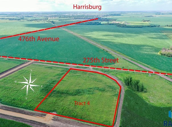 TRACT 4 DAKOTA FARMS Ave, Harrisburg, SD 57032