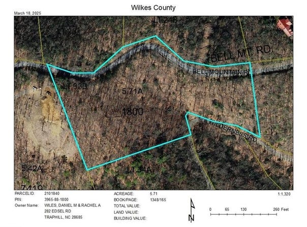 Tbd Bell Mountain Road, Hays, NC 28635