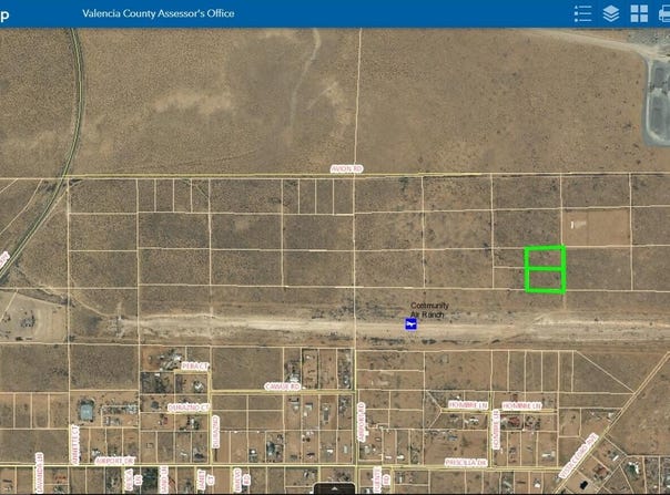 Valencia Community Air Ranch lot: 27 B&C, Los Lunas, NM 87031