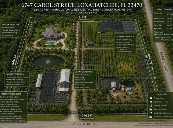6747 Carol Street, Loxahatchee, FL 33470