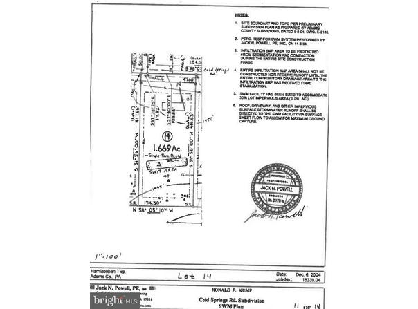 Lot #14 COLD SPRINGS RD, ORRTANNA, PA 17353