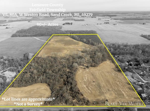 W Weston Road, Sand Creek, MI 49279