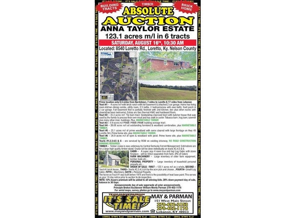 8540 Loretto Rd., Loretto, KY 40037
