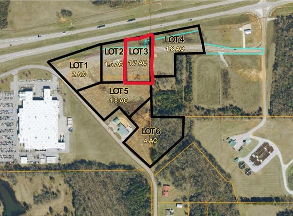 Lot 3 McCord Rd, Pontotoc, MS 38863