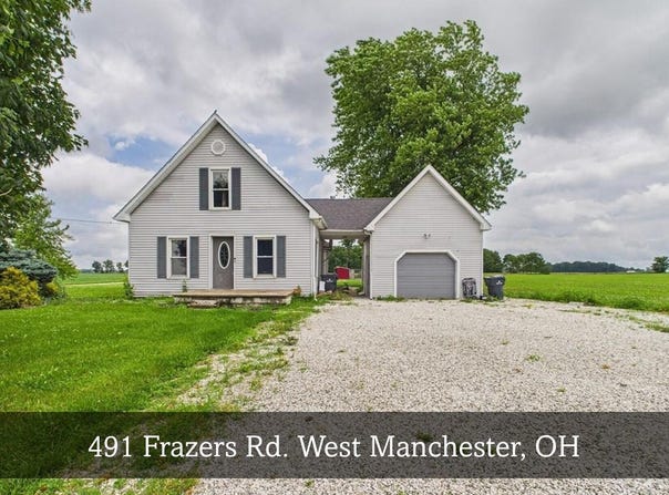 491 Frazers Road, West Manchester, OH 45382