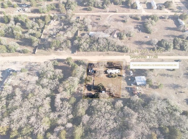 Lot 451-452 Sunshine Trail, Caldwell, TX 77836
