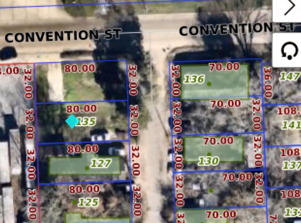 135 N BAXTER ST lot: 2,3, Baton Rouge, LA 70806