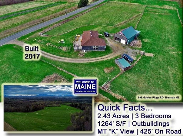 899 Golden Ridge Road, Sherman, ME 04476