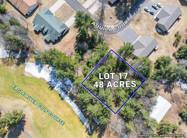 On AQUILA CT, Eagle River, WI 54521