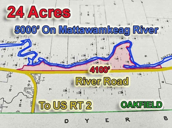 River Road lot: 8, Oakfield, ME 04763
