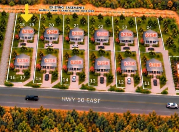 E WASHINGTON Street lot: 18-19, Monticello, FL 32344