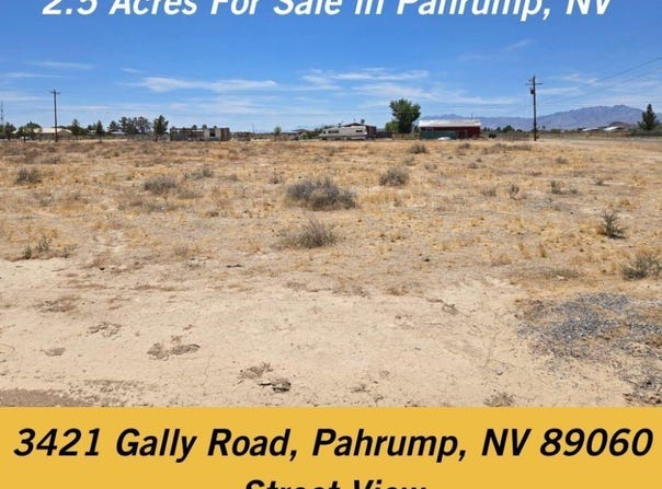 3421 Gally Road, Pahrump, NV 89060