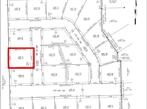 NW 4th Street lot: 7, Worthington, IA 52078