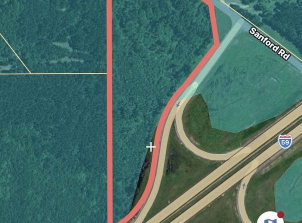 CORNER OF SANFORD RD AND INTERSTATE 59 EXIT, MOSELLE, MS 39459