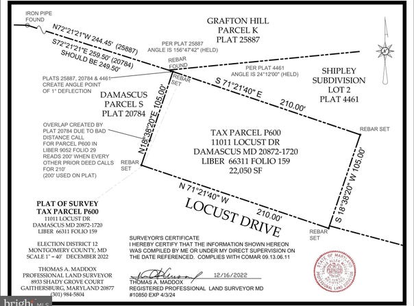 11027 LOCUST Drive, DAMASCUS, MD 20872