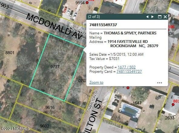 Mcdonald Avenue, Hamlet, NC 28345