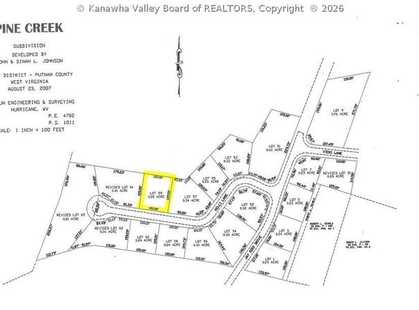 Pine Creek lot: 59, Hurricane, WV 25526