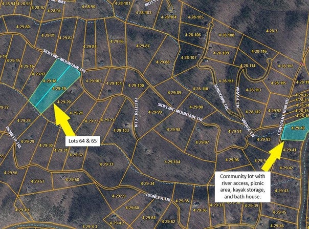 SIDELING MOUNTAIN TRAIL - LOTS 64 & 65, GREAT CACAPON, WV 25422