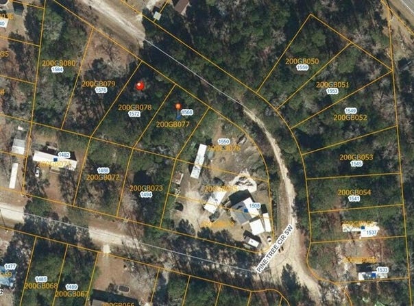 1566-1572 Pine Tree Circle SW lot: 77 & 78, Supply, NC 28462