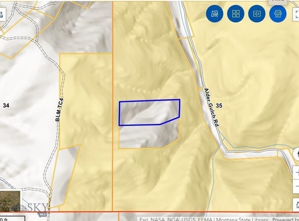 Wilson Lode Sur 10360, 19.43 AC -Mining Claim, Virginia City, MT 59729